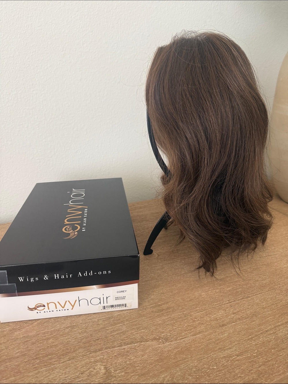 Envy hair human hair/synthetic blend wig